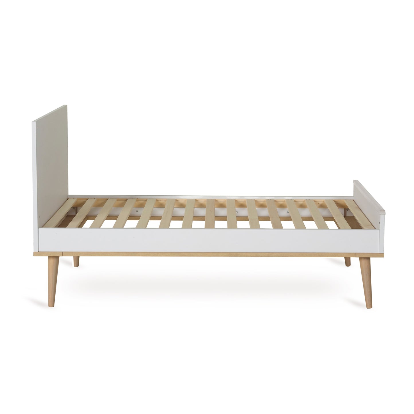 Quax 3-delige babykamer (meegroeibed L 140 x B 70 cm + commode + kast met 2 deuren) Flow White