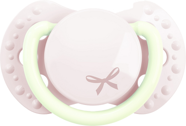 Difrax Sucette -  mois LOVI Dynamic Newborn Baby Shower Pink - 2 pièces