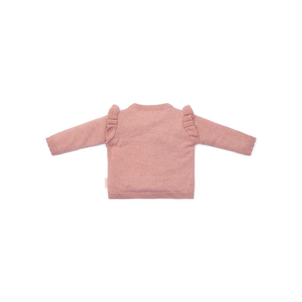 Little Dutch Vestje gebreid Fairy Pink
