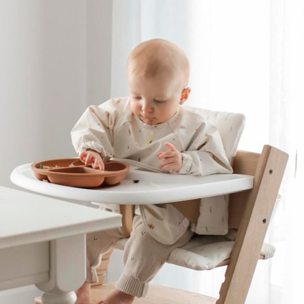 Stokke® Eetstoel Tripp Trapp® + Baby Set beugel + eettablet Naturel