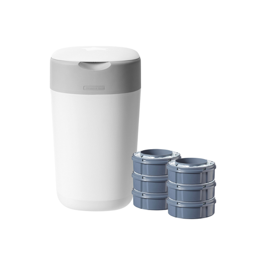 [31487801] Tommee Tippee Poubelle à langes Sangenic Twist & Click + Recharge pour poubelle à langes 6-pack